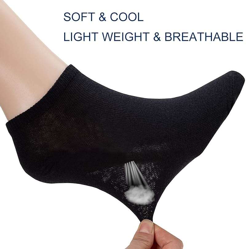 14 Pairs Low Cut Ankle Socks for Men/Women Thin Athletic Sock Pack Socks - Image 3