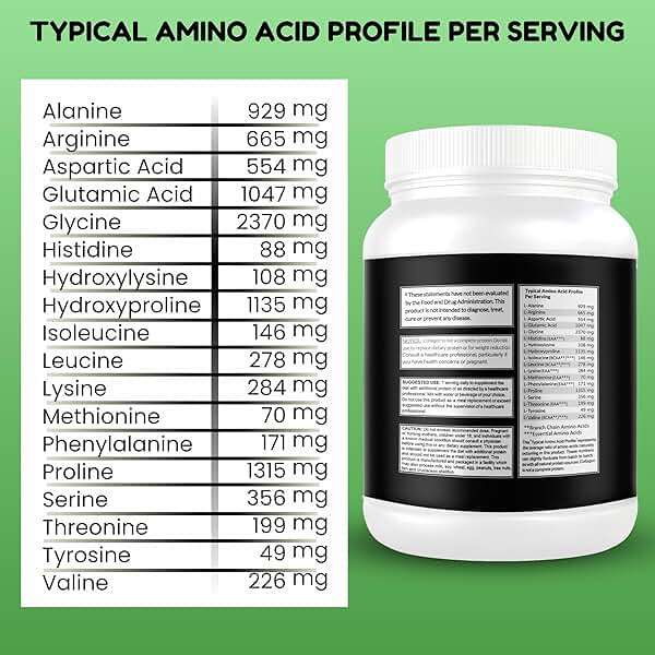 Halal & Grass Fed Collagen Peptides Powder 1 lb. 16oz Unflavored Hydrolyzed Collagen Peptides Powder Type I & Type III for Hair, Skin, Nails & Joints | Keto & Paleo Friendly | Sugar & Gluten Free - Image 9