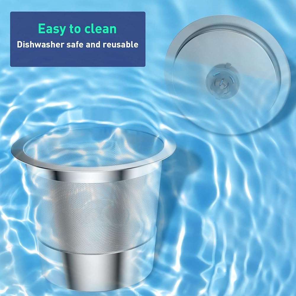 Reusable Stainless Steel Coffee Filters for Keurig 1.0 & 2.0 Brewers - BPA-Free Reusable K-Cup Pods (2 Pack) - Image 6