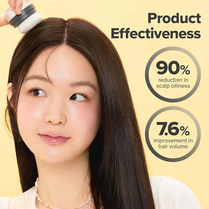 I DEW CARE Tap Secret Dry Shampoo Powder with Biotin - Tap Secret Original | Strengthening & Volumizing, Refillable, Travel size, Non-aerosol, Brunette, Korean Ginseng, Stocking Stuffers, 0.24 Oz - Image 6