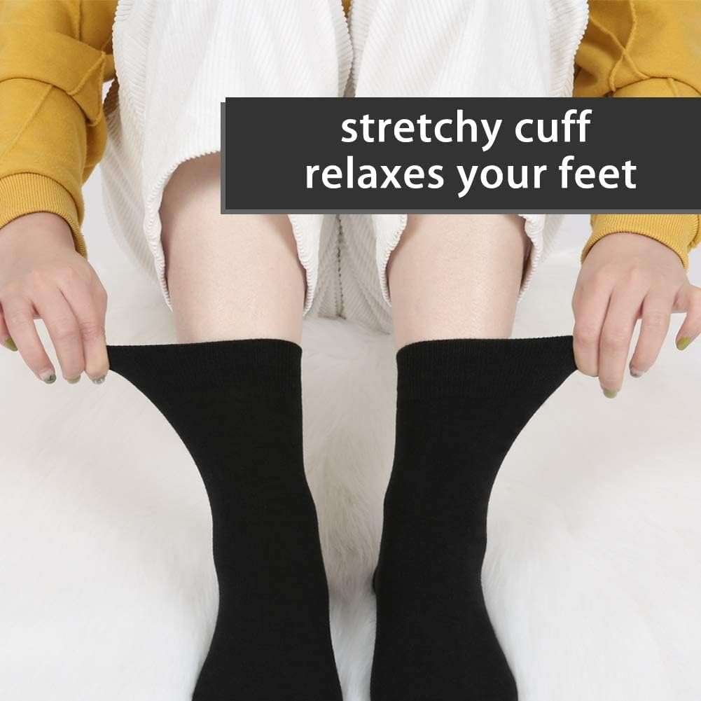 FGZ Women Thin Cotton Socks Soft Cozy Socks Cute Ankle Crew Socks 5 Pairs - Image 7