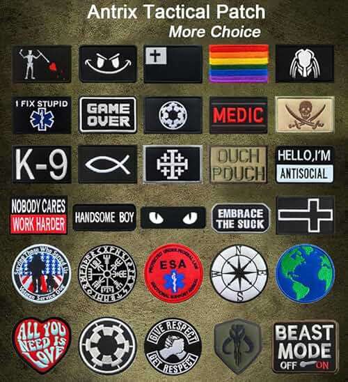 Antrix 2 Pieces Ouch Pouch Embroidered Funny Patch Tactical Moral Applique Fastener Hook & Loop Emblem Badge Patch Military and Tactical Decor ID Patch for Clothing Jacket Cap Backpack - Image 3