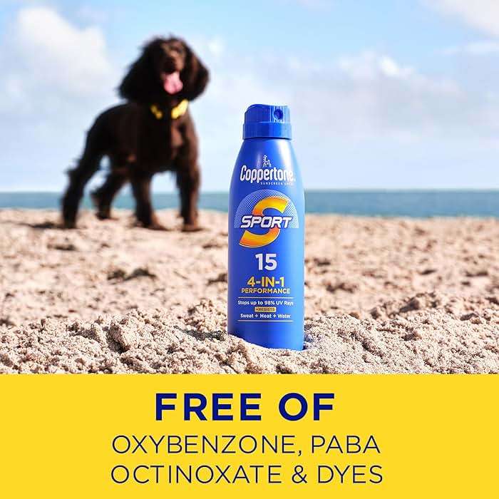 Coppertone Sport Sunscreen Spray, Broad Spectrum SPF 15 Water Resistant Spray Sunscreen, 5.5 Oz, Pack of 3 - Image 7