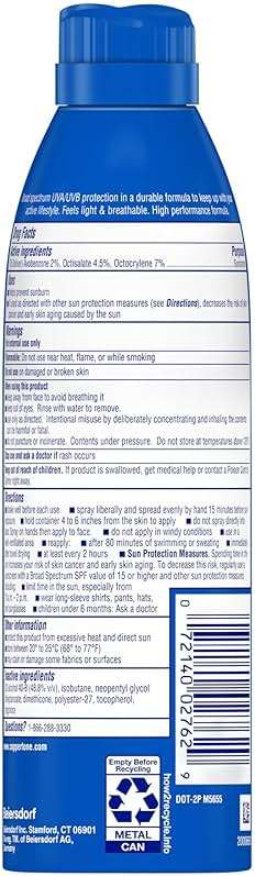 Coppertone Sport Sunscreen Spray, Broad Spectrum SPF 15 Water Resistant Spray Sunscreen, 5.5 Oz, Pack of 3 - Image 10