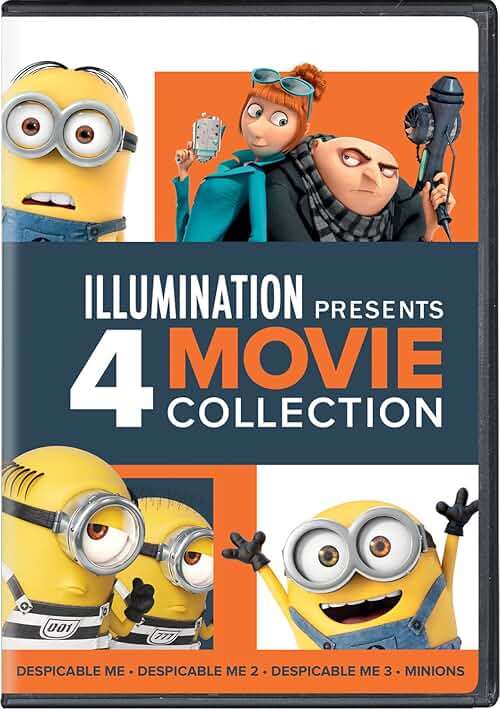 Illumination Presents: 4-Movie Collection (Despicable Me / Despicable Me 2 / Despicable Me 3 / Minions) [DVD] - Image 1