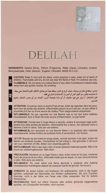 Lattafa Maison Alhambra Delilah Pour Femme Eau de Parfum Spray for Women, 3.4 Ounce / 100 Ml - Image 7