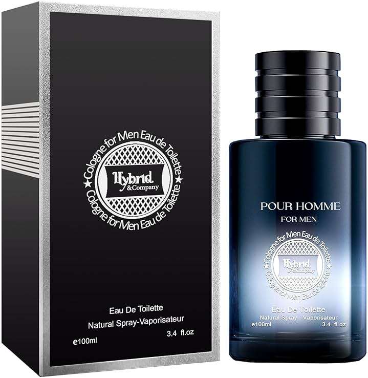 Hybrid & Company SG Cologne for Men Eau De Toilette Natural Spray Masculine Scent 3.4 Fl Oz - Image 1
