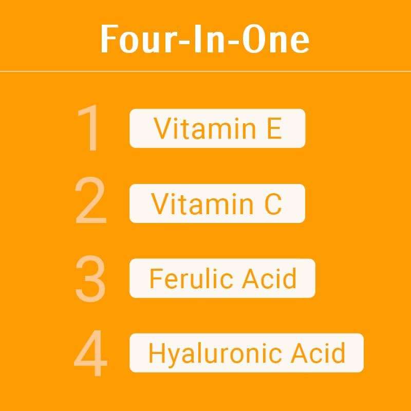 Ferulic Acid Serum Skin Care 20% Vitamin C Hyaluronic Acid Serum + CE Ferulic Acid - Potent Anti Aging, Anti Wrinkle - Image 6