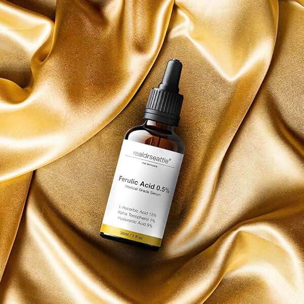 Ferulic Acid Serum Skin Care 20% Vitamin C Hyaluronic Acid Serum + CE Ferulic Acid - Potent Anti Aging, Anti Wrinkle - Image 7