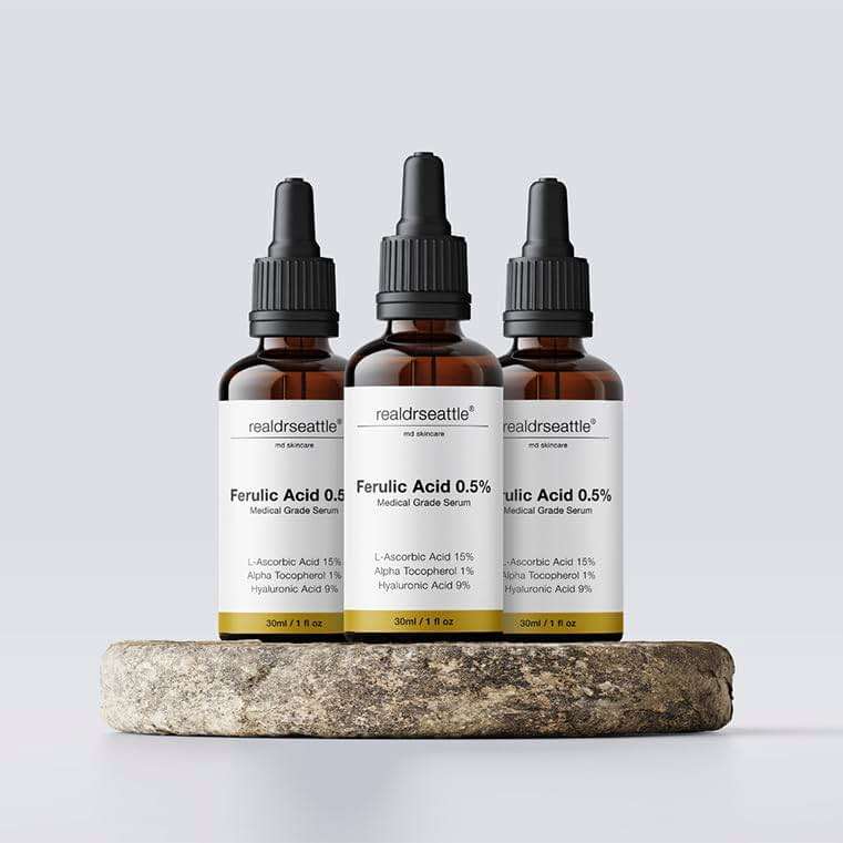 Ferulic Acid Serum Skin Care 20% Vitamin C Hyaluronic Acid Serum + CE Ferulic Acid - Potent Anti Aging, Anti Wrinkle - Image 8