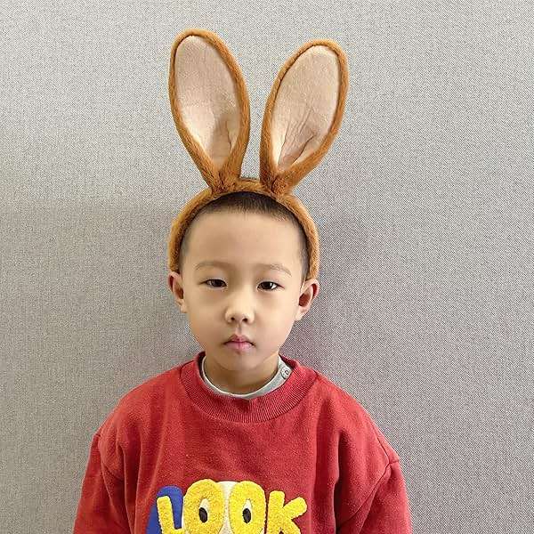 CHEU Easter bunny headband with rabbit ears costume - Image 4