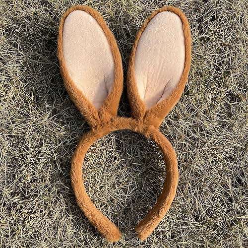 CHEU Easter bunny headband with rabbit ears costume - Image 7