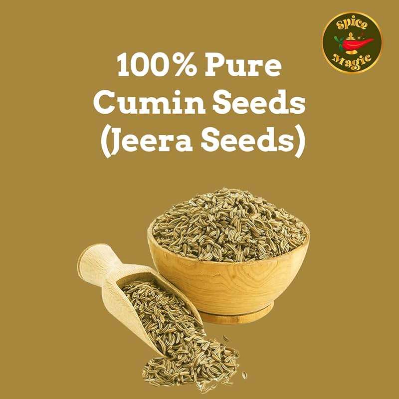 Spice Magic Cumin Seeds I 7 Oz (200 g) I Jeera Whole Cumin Seeds I 100% Fresh & Aromatic I Non-GMO I Premium Quality for Cooking and Seasoning I Indian Spices - Image 3