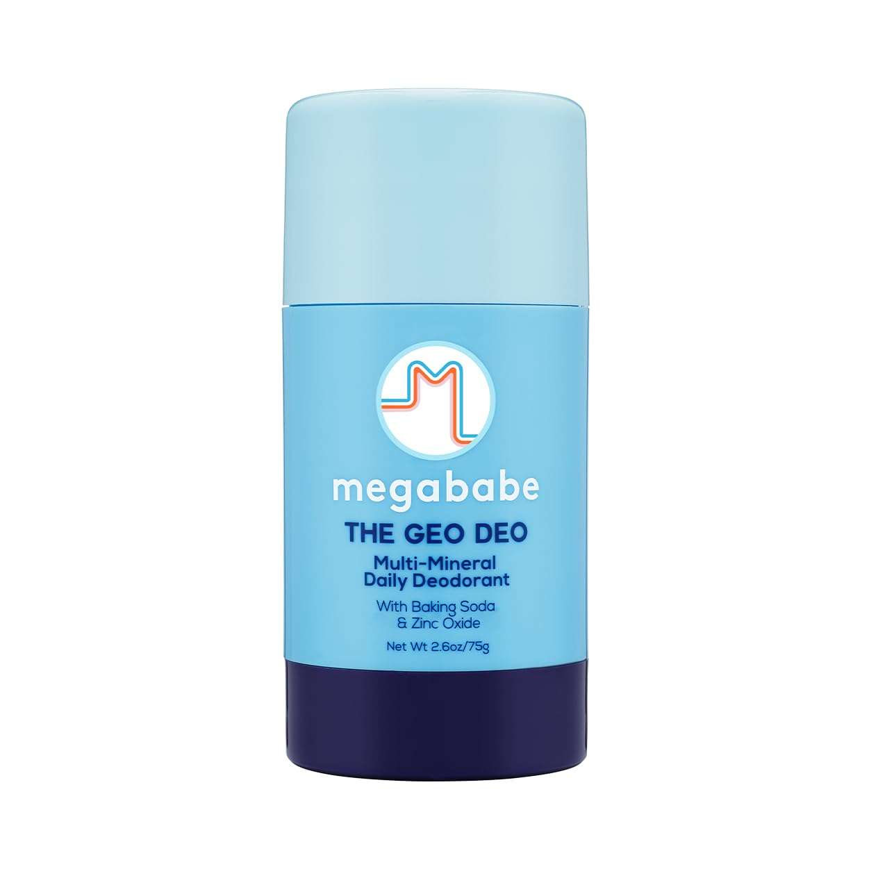 Megababe Daily Deodorant - The Geo Deo with 72 hour Odor Protection, Vacation and Hot Weather Essential, Multi-Minerals, Aluminum-Free, All Natural, 2.6 oz - Image 1