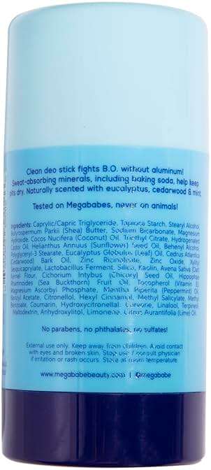 Megababe Daily Deodorant - The Geo Deo with 72 hour Odor Protection, Vacation and Hot Weather Essential, Multi-Minerals, Aluminum-Free, All Natural, 2.6 oz - Image 7