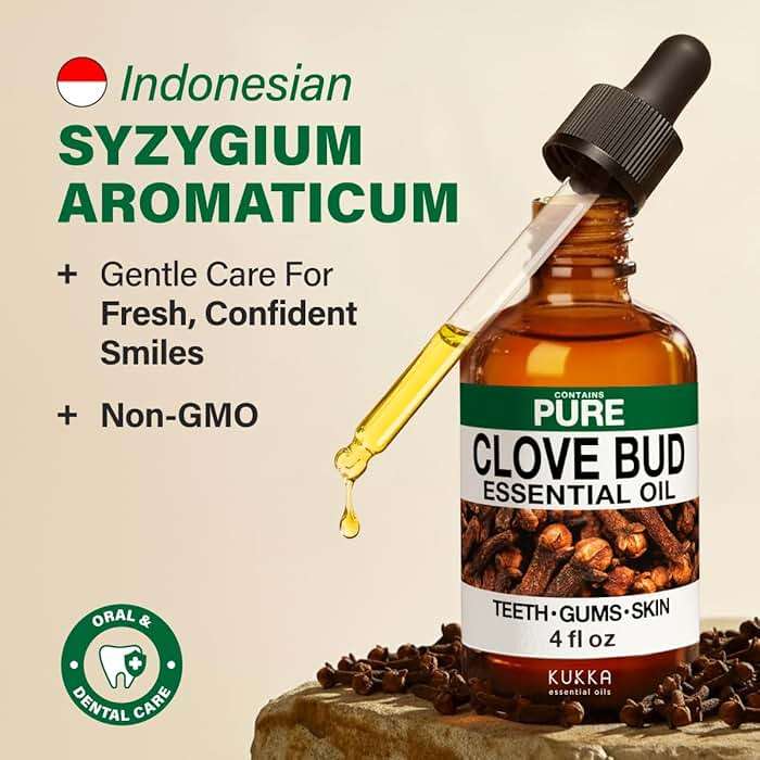 100% Pure Clove Oil - 4 Fl Oz Clove Essential Oil for Hair, Skin, Diffuser, Aromatherapy & DIY Soap Making Scent - Image 3