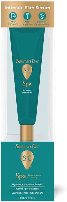 Summer's Eve Post-Shave Intimate Skin Hydrating Serum, 1 Oz, Fragrance-Free After Shave for Women with Vitamin E & Coconut Oil - Image 1
