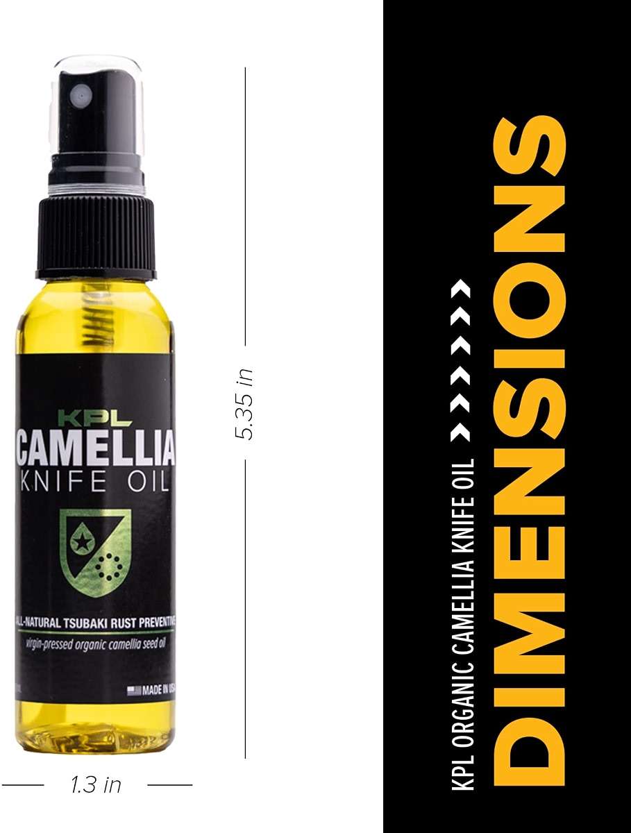 Knife Pivot Lube – Camellia Knife Oil for Blades – Tsubaki, Honing Oil for Cleaning and Blade Care – 60ml Spray Bottle - Image 4