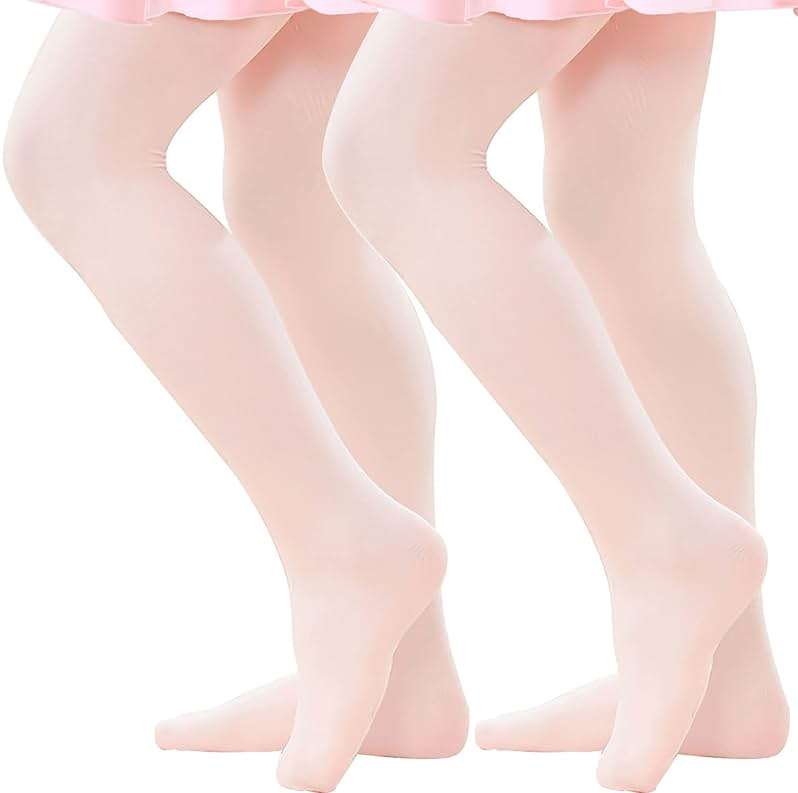 danswan Ballet Dance Tights Footed Ballet Legging Stocking for Girls Students Practice (Kids/Women/Toddler) - Image 1