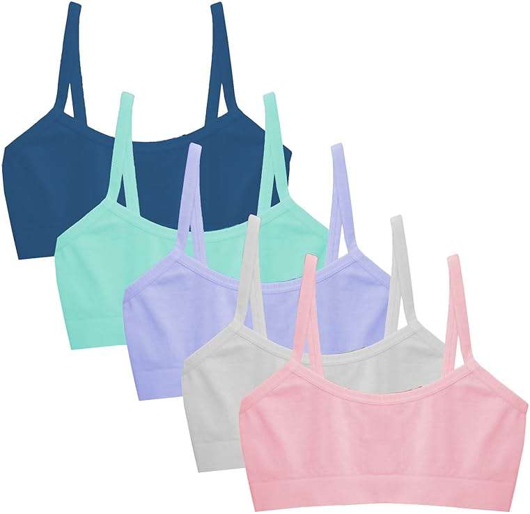 Popular Girls Seamless Training Bra - Crop Sports Bra Pack - Image 1