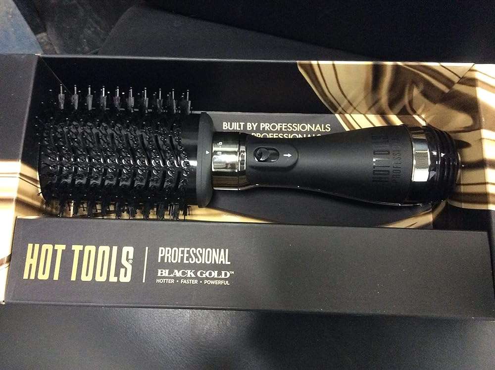 HOT TOOLS Professional Black Gold Detachable One-Step Volumizer and Hair Dryer, 2.8 inch Barrel - Image 3