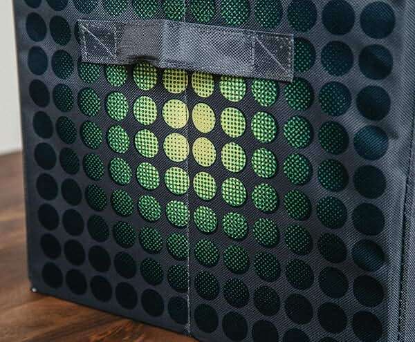 Ukonic Xbox Series X Logo Collapsible Storage Bin Chest with Lid | Fabric Basket Container with Handles, Cubby Cube Closet Organizer | Video Game Gifts And Collectibles | 24 x 12 Inches - Image 6