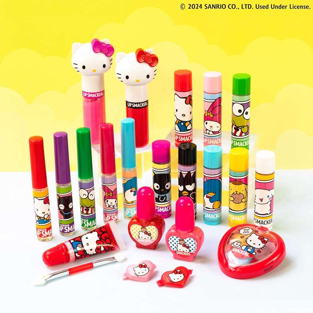 Lip Smacker Lippy Pals Sanrio Hello Kitty, Flavored Moisturizing & Smoothing Soft Shine Lip Balm, Hydrating & Protecting Fun Tasty Flavors, Cruelty-Free & Vegan - Cheerful Cherry - Image 5