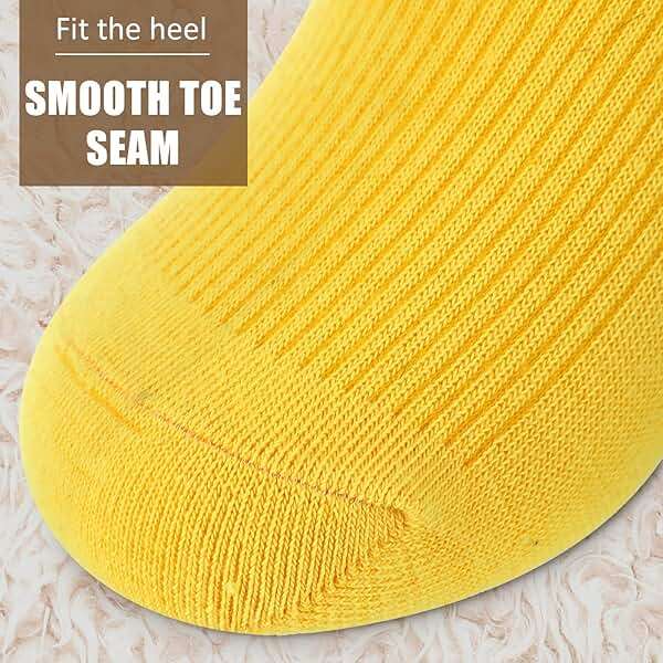 Jeere 40 Pairs Womens Cotton Crew Socks Colorful Lightweight Solid Color Cute Women Gym Athletic Sock - Image 7
