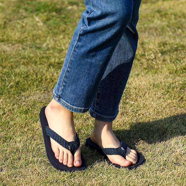 STQ Womens Quick Dry Flip Flops with Yoga Mat Sole丨Arch Support Thong Sandals - Image 2