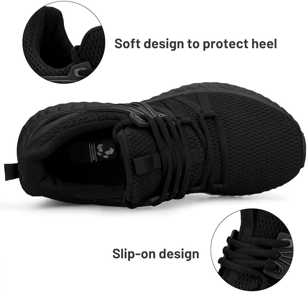Abboos Womens Slip On Sneakers Women Walking Tennis Shoes Lightweight Casual Sneakers for Gym Travel Work - Image 3