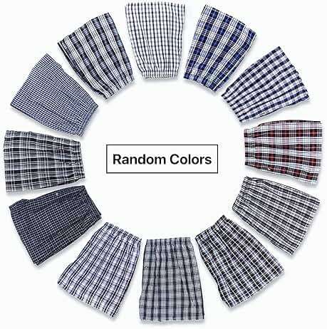 JupiterSecret Men's Woven Boxers Underwear Pack Cotton Boxer Shorts Assorted Colors - Image 5