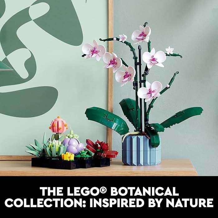 LEGO Botanicals Succulents - Artificial Indoor Plant Building Set for Home, Kitchen, Desk Decor Adults Ages 18+ - Gift for Birthdays - 10309 - Image 6