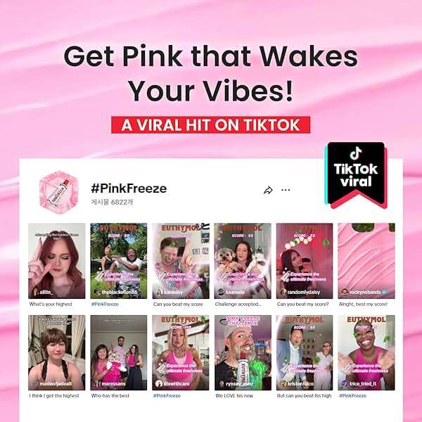 EUTHYMOL Original Pink Toothpaste (3.7fl oz/Pack of 1) - Fluoride-Free Toothpaste for Sensitive Teeth & Gum. Bad Breath, Cavity Prevention, 12-Hour Long Lasting Freshness with Wintergreen - Image 3