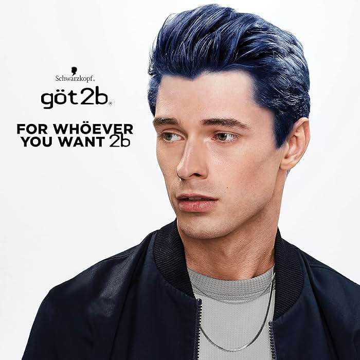 Got2B Metallics Permanent Hair Color, M66 Blue Charcoal - Image 5