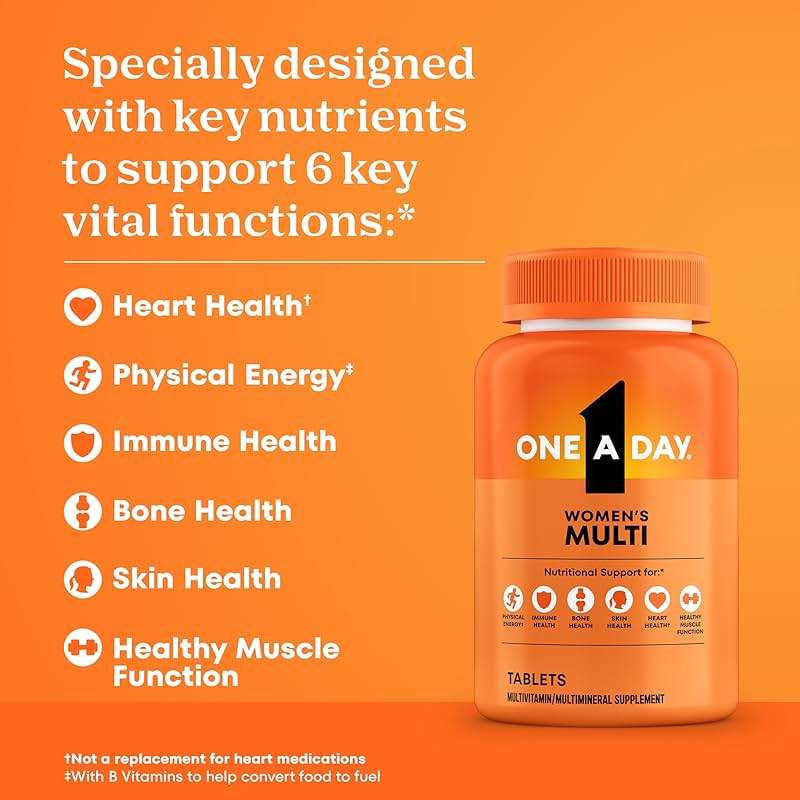 One A Day Multivitamin for Women- Daily Vitamins for Woman with Biotin, Calcium, Folic Acid, Iron & Zinc, Complete Women’s Vitamins, 200 Ct (Packaging May Vary) - Image 3