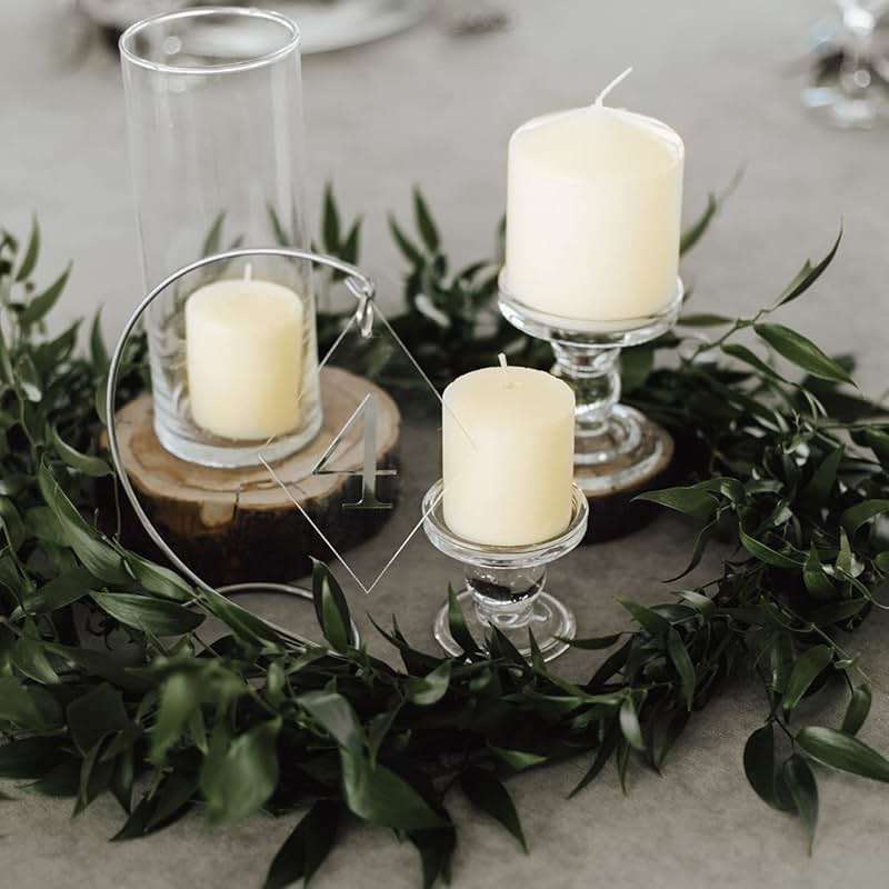 10 Hour White Votive Candles for Weddings Party Spa and Emergency, Set of 36 Unscented Bulk Candles for Restaurants and Home Decoration - Image 8