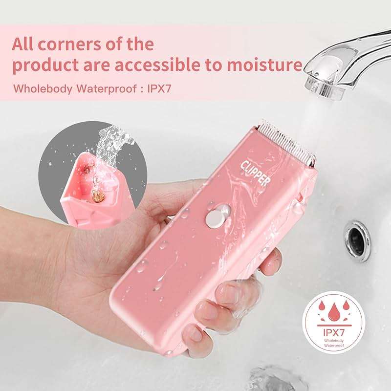 Founouly Professional Household Waterproof Low Noise Pet Hair Clippers Electric USB Rechargeable Painless Grooming Tools Hair Grooming Trimmer for Small Medium Dog Cat AP005 Green - Image 7