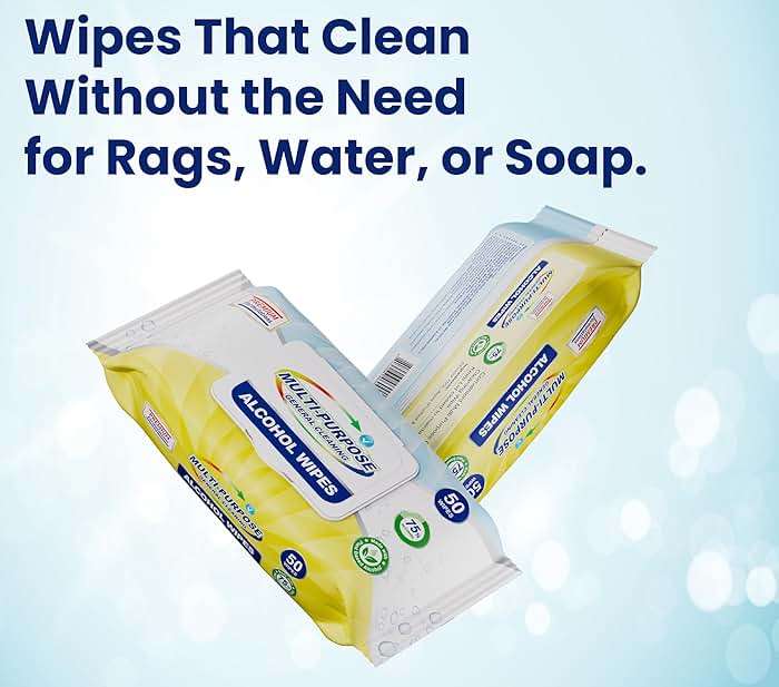 Freshnaps Restaurant & Institutional Table Cleaning Wipes – Multi-Purpose, No-Rinse, Streak-Free – 50 Count Pack, Case of 24 (1,200 Wipes Total) - Image 4