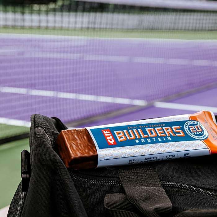 CLIF BUILDERS Protein Bars - Chocolatey Peanut Butter - 20g Plant Based Protein - Gluten Free - Non-GMO - Low Glycemic - No Artificial Sweeteners - 2.4 oz. (12 Pack) - Image 10