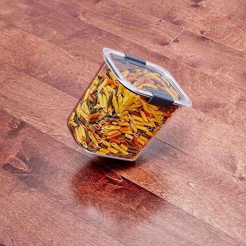 Rubbermaid Brilliance BPA-Free Food Storage Containers with Lids Airtight Kitchen and Pantry Organization Set Includes 3 Containers and Scoops Clear 16 cups - Image 12