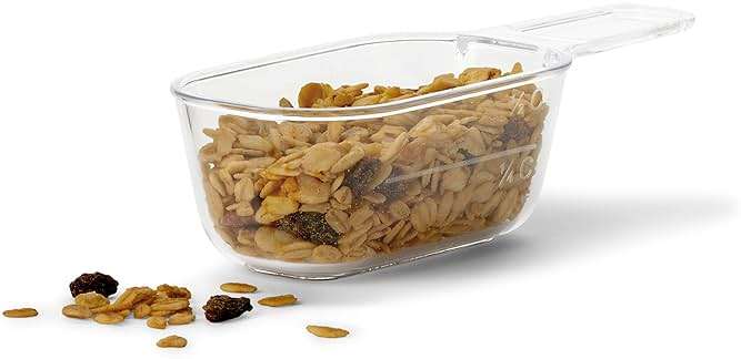 Rubbermaid Brilliance BPA-Free Food Storage Containers with Lids Airtight Kitchen and Pantry Organization Set Includes 3 Containers and Scoops Clear 16 cups - Image 8