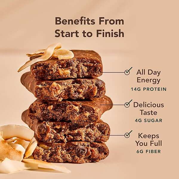Aloha Organic Chocolate Coconut Almond Protein Bar 12pk, 1.98 OZ - Image 4