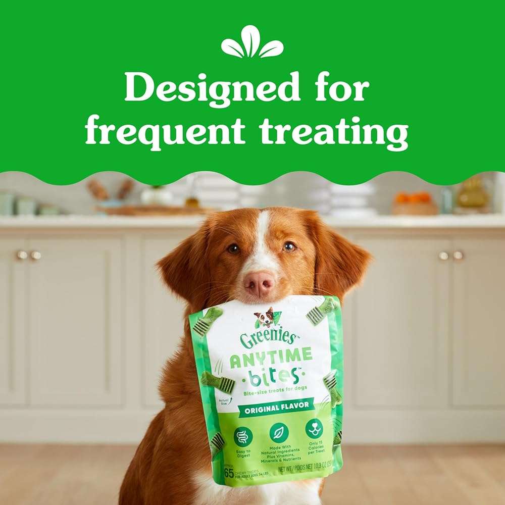 Greenies Anytime Bites Dog Treats, Original Flavor, Dog Training Treats, 24 oz. Bag - Image 3