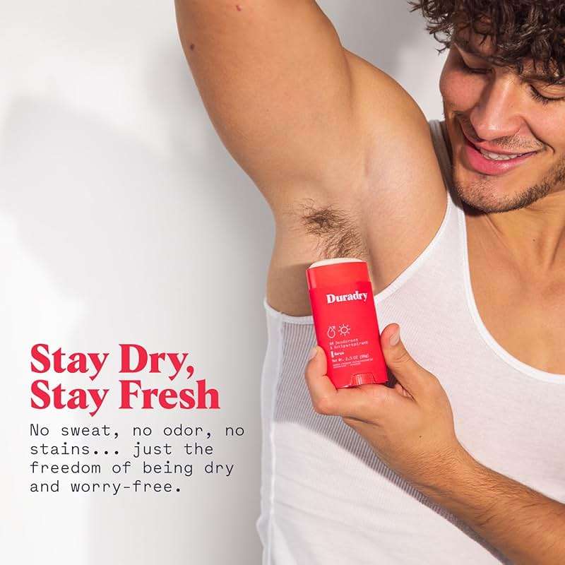 Duradry Clinical-Strength Antiperspirant Deodorant for Women and Men – Clean Formula with Natural Ingredients for Odor and Excessive Sweat Protection – Clear Sky (Crisp Pear + Vanilla) - Image 2