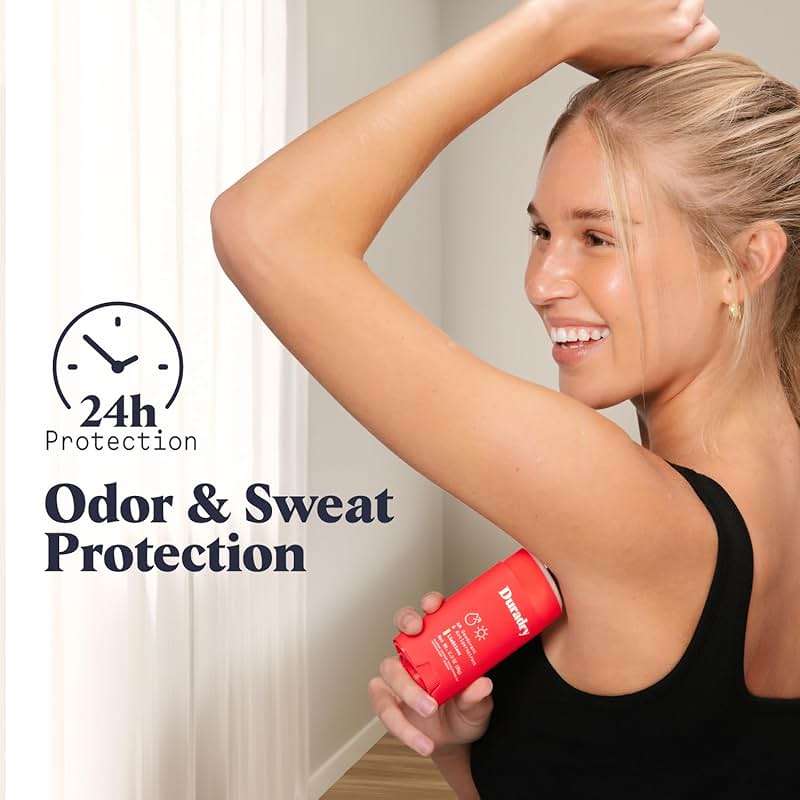 Duradry Clinical-Strength Antiperspirant Deodorant for Women and Men – Clean Formula with Natural Ingredients for Odor and Excessive Sweat Protection – Clear Sky (Crisp Pear + Vanilla) - Image 3