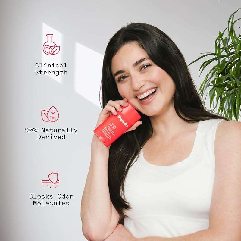 Duradry Clinical-Strength Antiperspirant Deodorant for Women and Men – Clean Formula with Natural Ingredients for Odor and Excessive Sweat Protection – Clear Sky (Crisp Pear + Vanilla) - Image 5