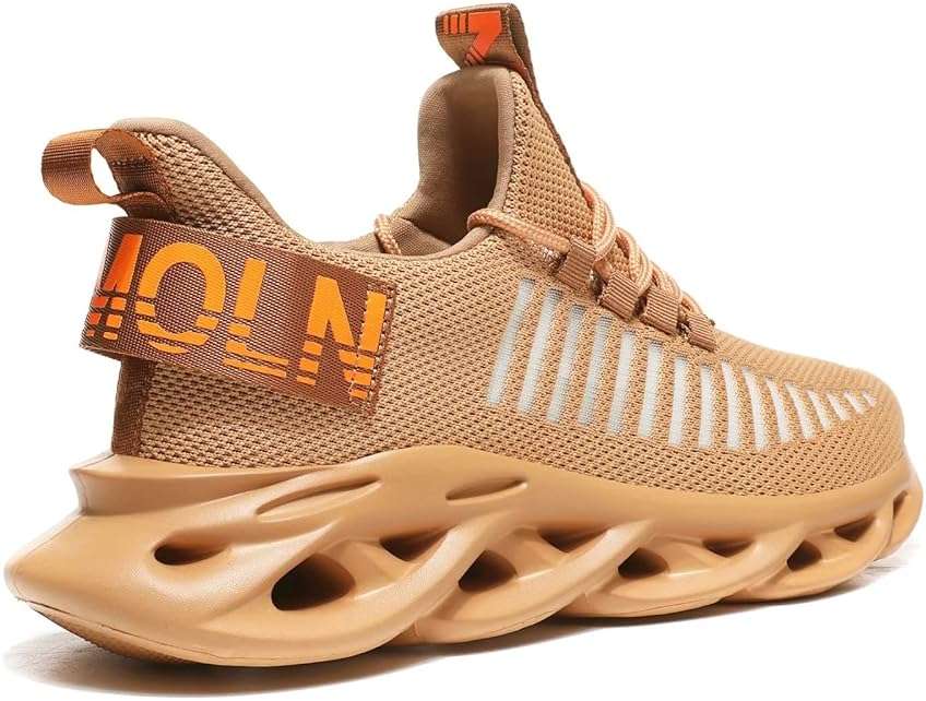 GSLMOLN Men's Slip on Breathable Walking Shoes Ultra Lightweight Casual Sport Gym Fashion Sneakers - Image 4