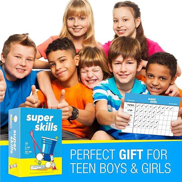 Super Skills - Action Game for Competitive People - Beat Your Friends at 120 Challenges - Fun Group Activity for Family Night or Party with Kids, Teen - Image 6