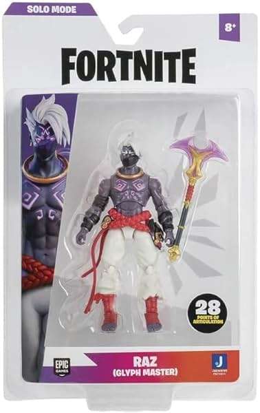 Fornite FNT1011 FNT-1 Pack (Solo Mode Core Figure) (Raz-Glyph Master) S10, Multi - Image 3
