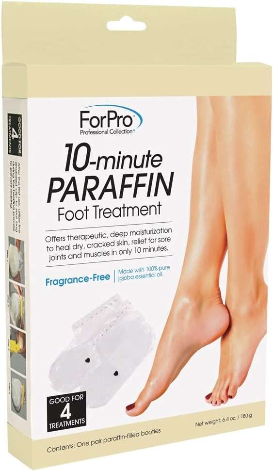 ForPro Professional Collection 10-Minute Paraffin Foot Treatment, Spa and Home Treatment Booties, Fragrance Free, One-Pair - Image 1